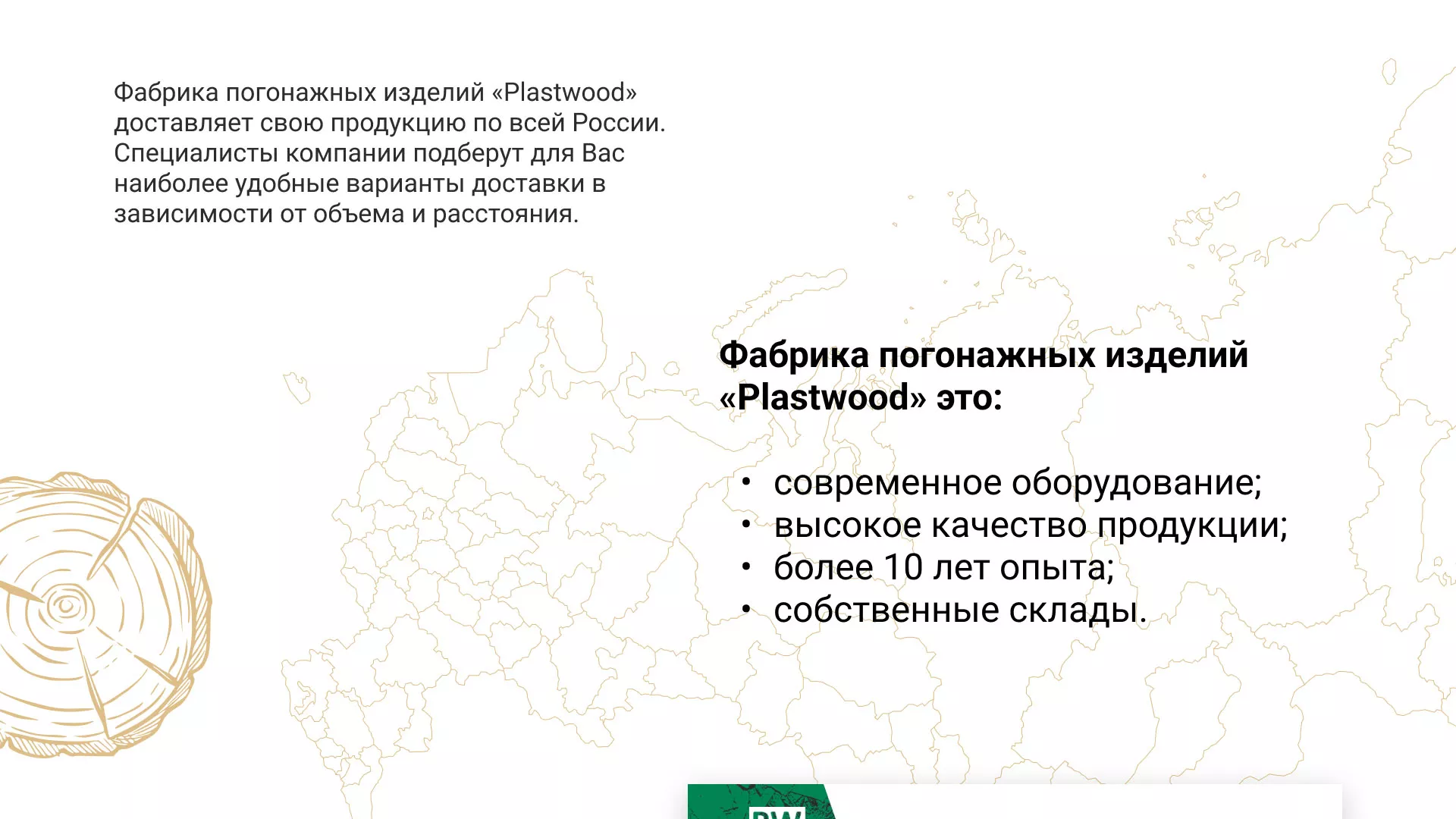 Разработка айдентики и сайта компании «Plastwood» в Закаменске