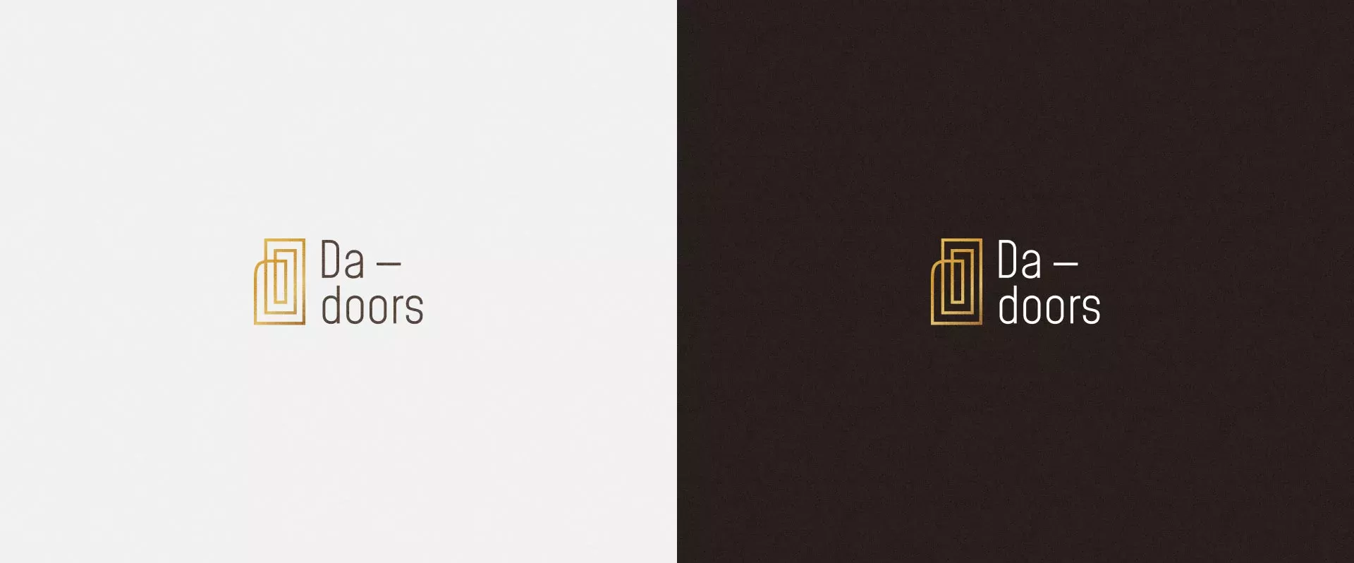 Разработка логотипа для компании «DA-DOORS» в Закаменске
