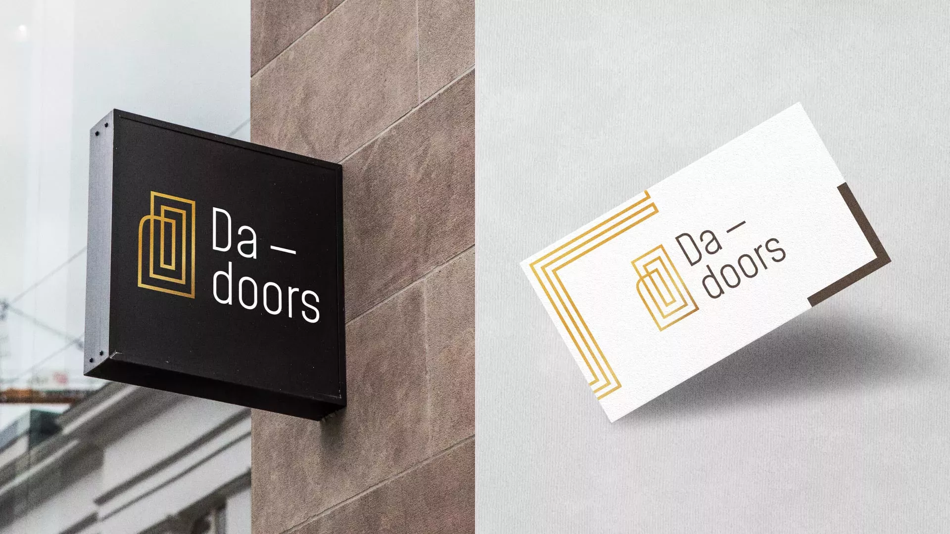 Разработка логотипа для компании «DA-DOORS» в Закаменске
